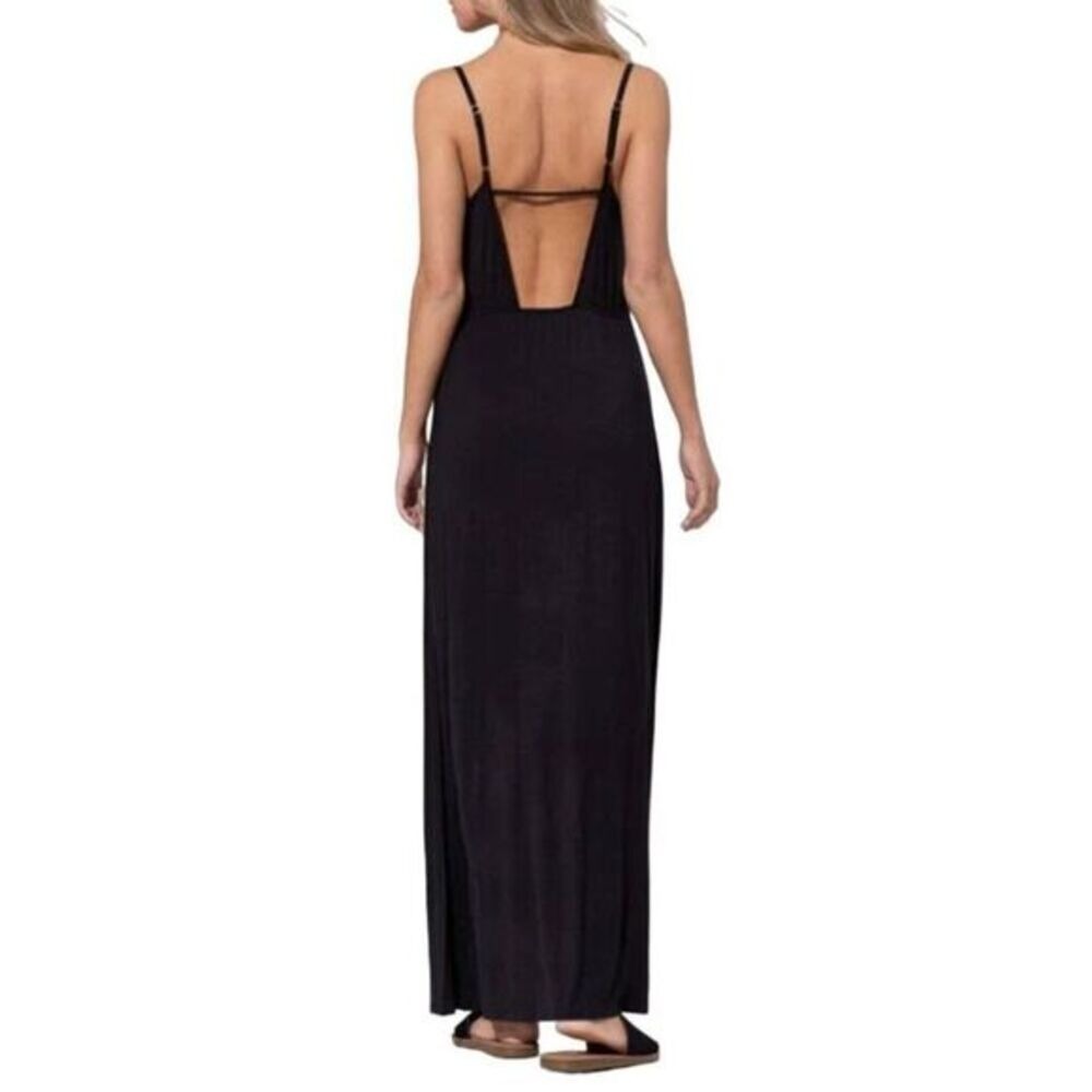 STRAPPY OPEN BACK MAXI‎ DRESS | Wasabi + Mint | Large | NWT #0174